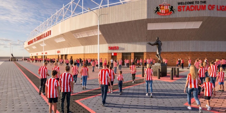 太阳报：桑德兰改造球迷中心，球迷可花99-500镑将名字刻在石墙上