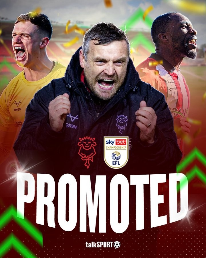 41轮积90分！英甲榜首林肯城提前锁定晋级，时隔65年重返英冠联赛