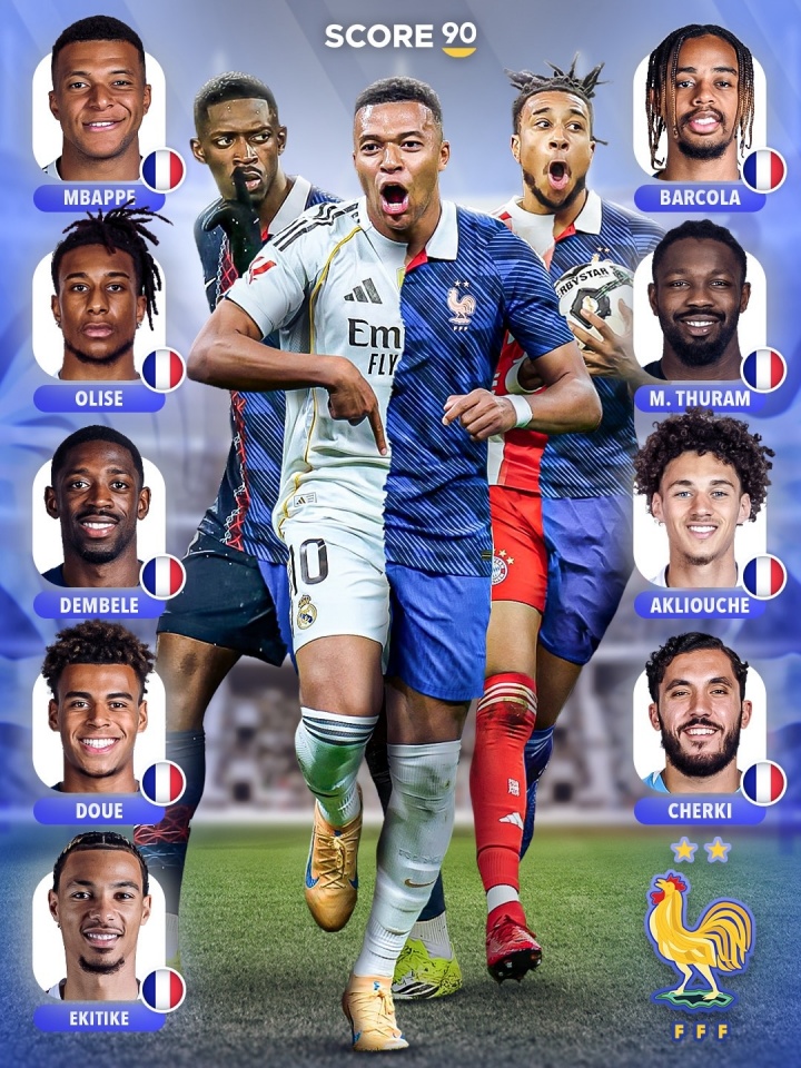 埃基蒂克重伤但...法国3套锋线总身价8.55亿，五人身价进前锋前十