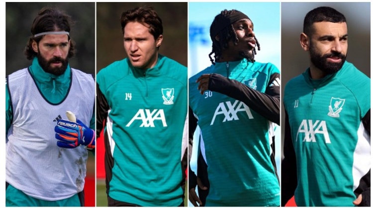 斯洛特：萨拉赫和基耶萨有望复出战曼城，弗林蓬将接受扫描检查