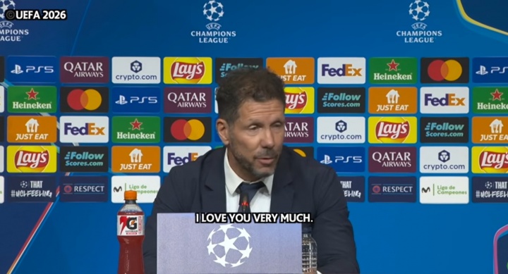 不舍！西蒙尼赛前谈及格子差点落泪：太爱你了，你是球员更是朋友