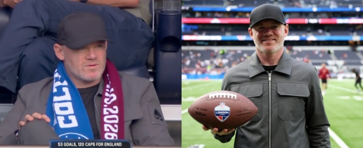 太阳报：鲁尼在热刺球场观看NFL比赛，遭到球迷嘘声对待