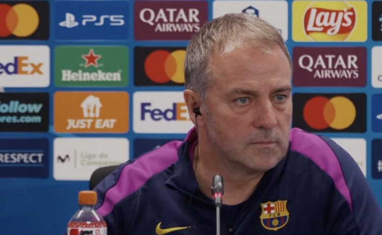 弗里克：欧冠的比赛和上一场完全不同；今天专门训练了些特殊战术