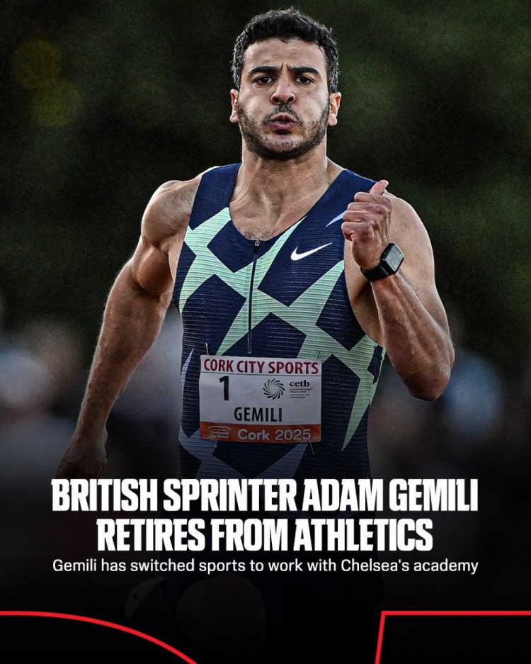 邮报：前英国奥运田径选手退役加入切尔西，帮助训练年轻球员