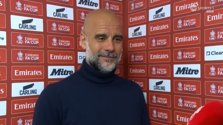 本场因禁赛无缘指挥！瓜迪奥拉：我喜欢看台，视野要好得多