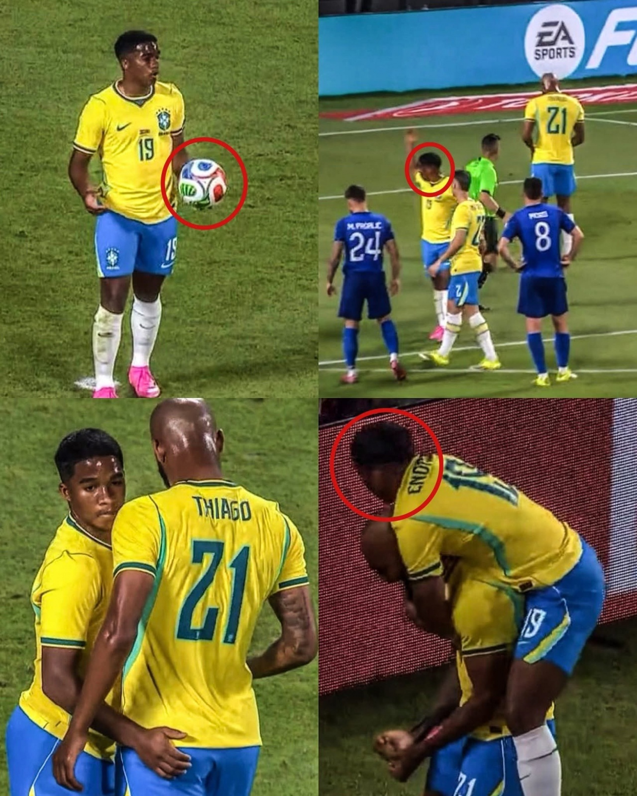 纪律严明！恩德里克造点后想自己主罚，被安切洛蒂要求让给伊戈尔