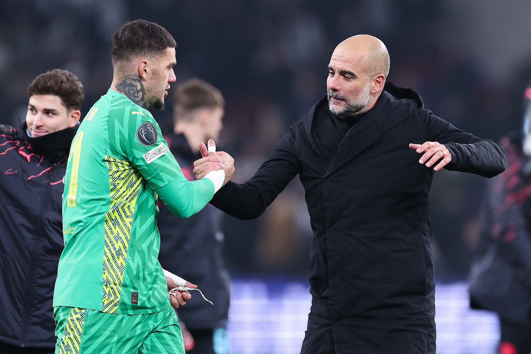 埃德松：安帅更随和瓜帅更激情；英超别想了，肯定还会是曼城王朝