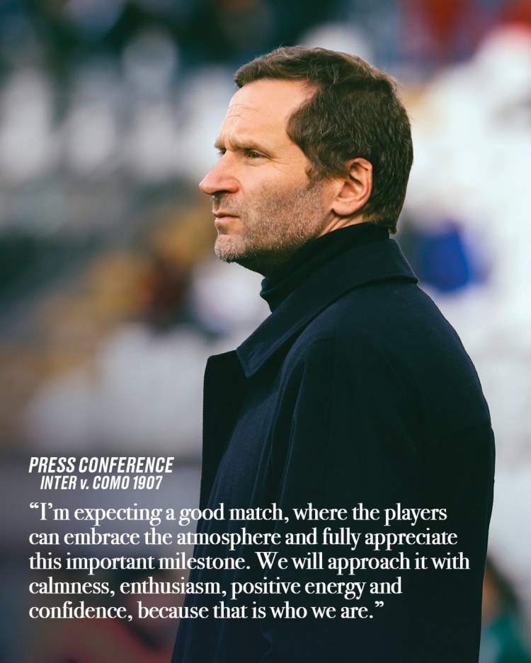 科莫总监：和国米的意杯半决赛是重要的里程碑，我们将平静面对