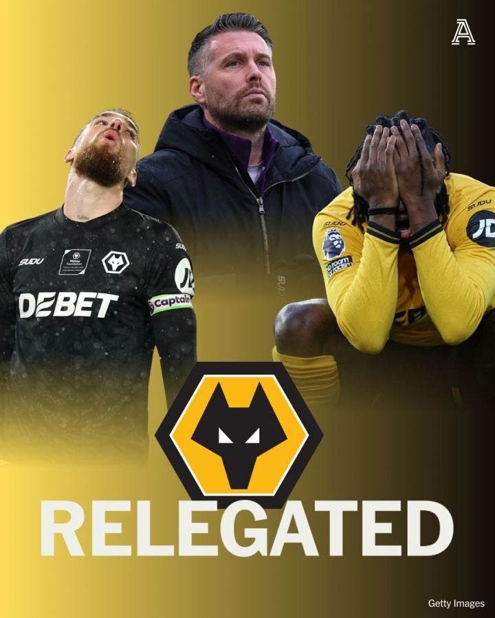 保级已无理论可能！狼队剩5轮落后第17名16分，提前确认降级英冠