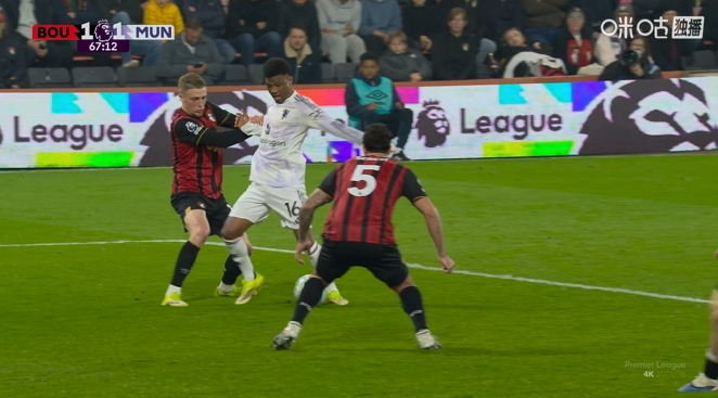 官方认定无误判！英超专家小组裁定：阿玛德上轮倒地未判点正确