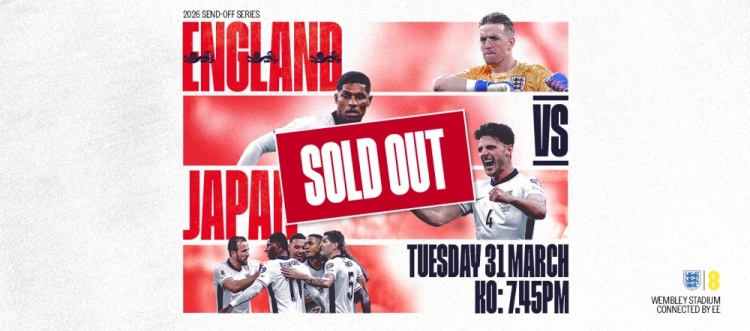 可容纳9万人！温布利球场官网显示，英格兰vs日本的门票已售罄