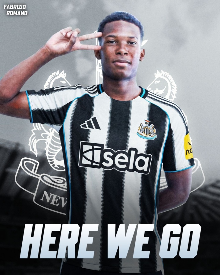 here we go！罗马诺：纽卡签16岁新星约翰·马丁内斯达原则性协议