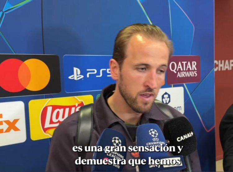 凯恩：能在欧冠四分之一决赛中淘汰皇马，这显然是一种很棒的感受