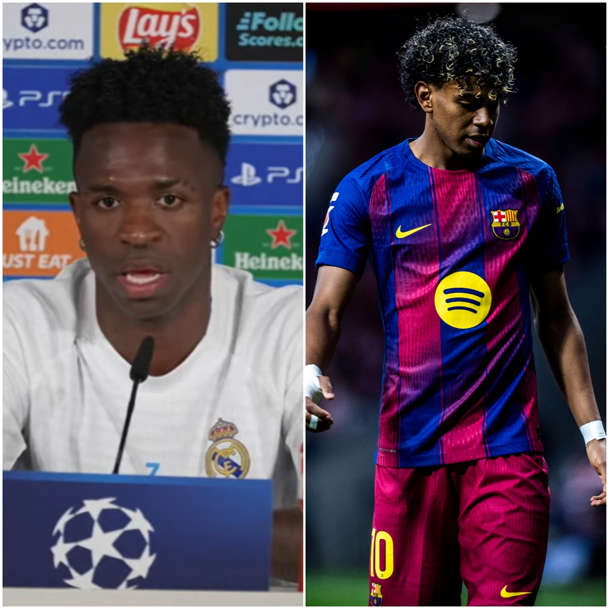 维尼修斯：希望亚马尔加入反种族主义斗争，团结抗争或能改变现状