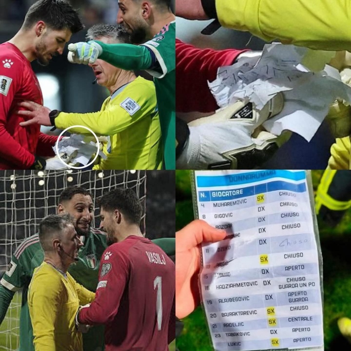 冲突！波黑门将：多纳鲁马想撕小抄 但我们有备份 这可能是报应吧